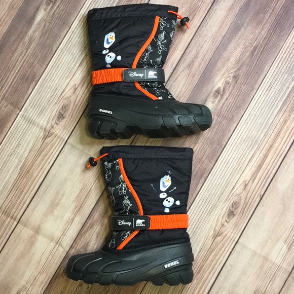 Limited Edition Disney x Sorel Youth Flurry Frozen Olaf Boots - Picture 1 of 10